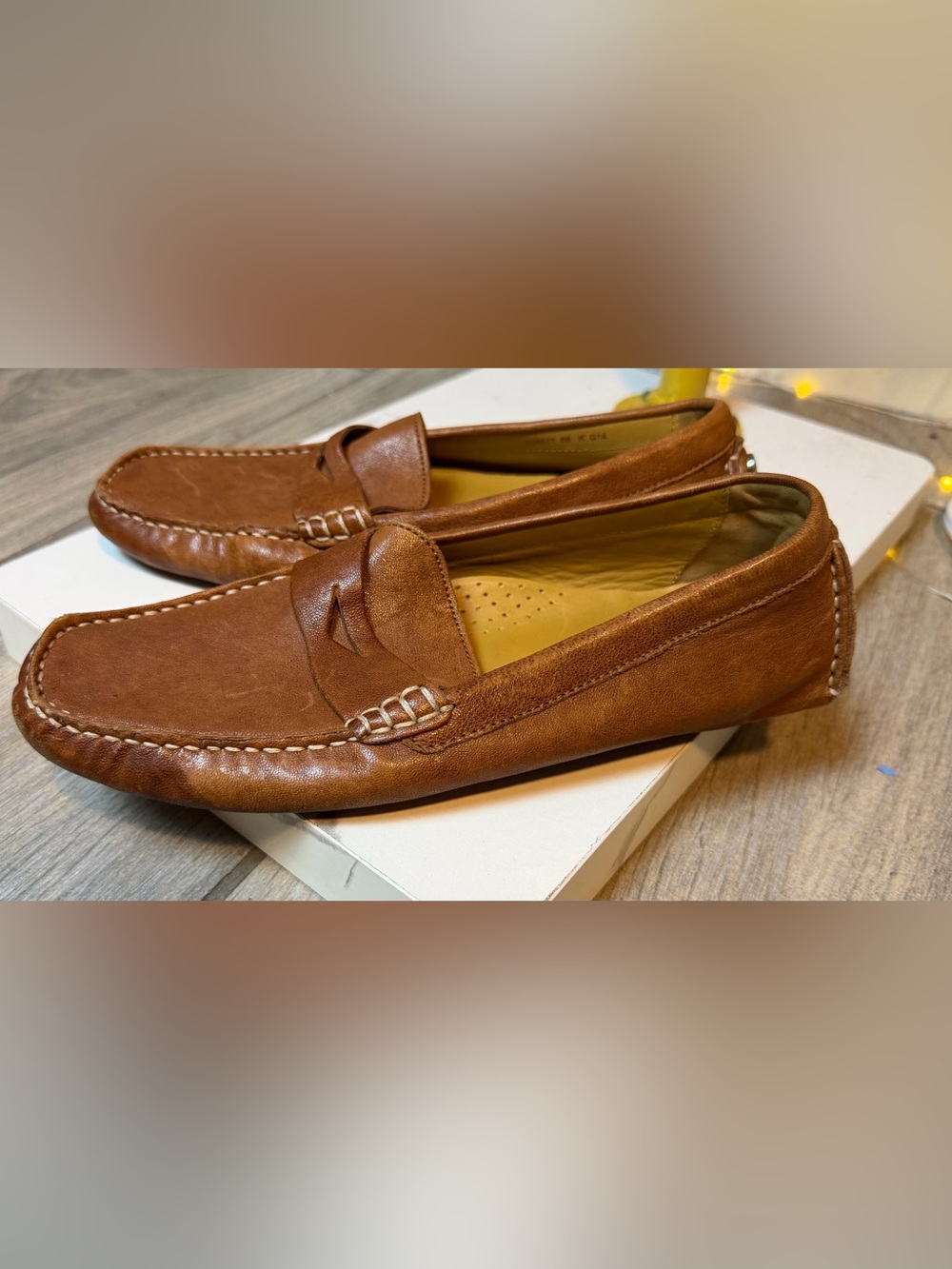 Cole Haan Leather Penny Loafers Size 8